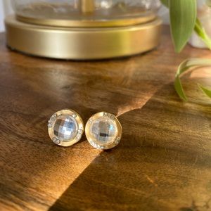 ⚡️⚡️3 for 15 ⚡️⚡️ Gold Diamond Stud Earrings